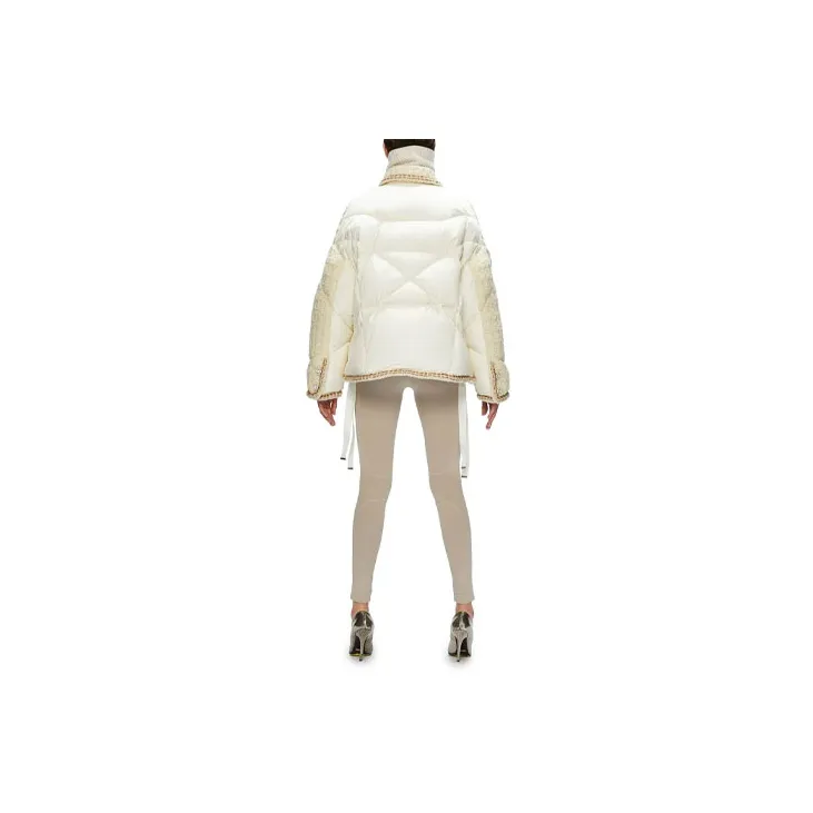 KHRISJOY Tweed Puffer Jacket-1