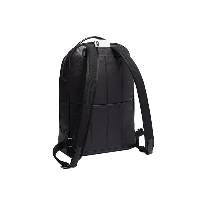TUMI TUMI Harrison Cow Leather Backpack Regular Men's Black-3