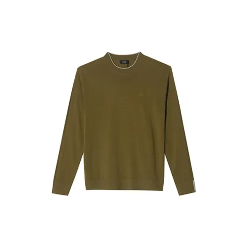 RARE Sweaters Men Olive Green