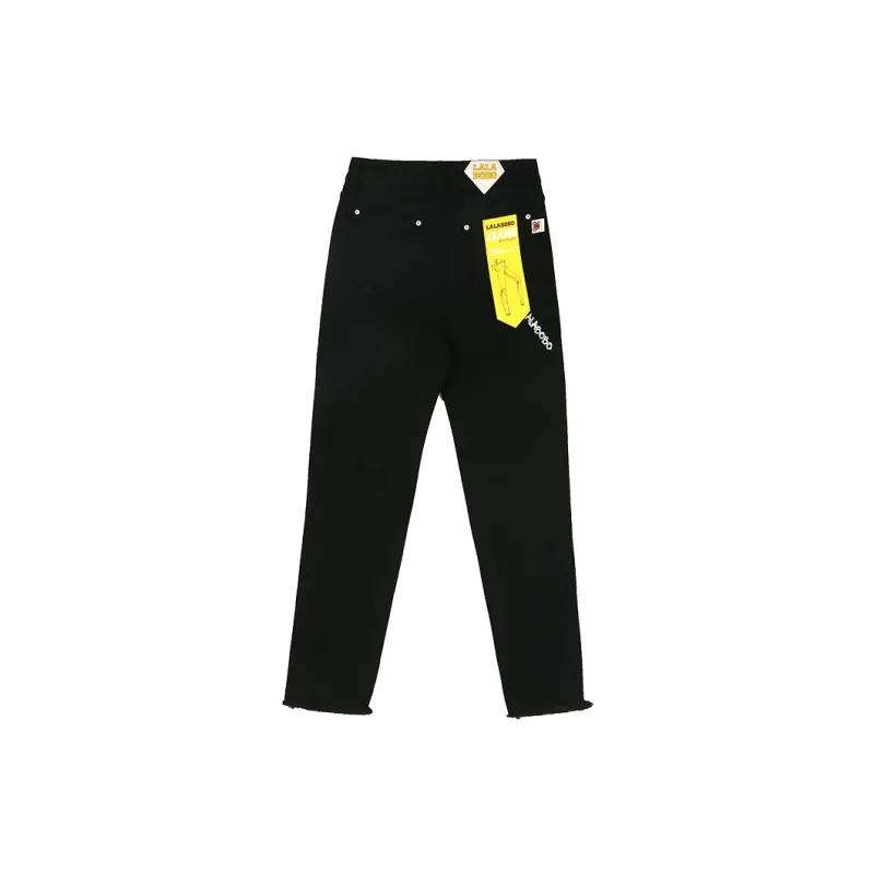 LALABOBO Jeans Women's Black Denim-1