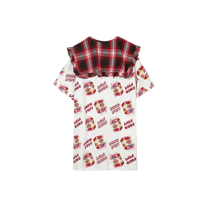 LALABOBO Short-Sleeved Dresses Women's-3