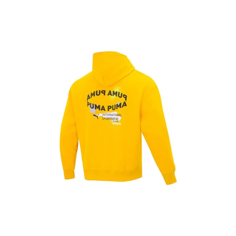 PUMA Sweatshirts Men Yellow-1