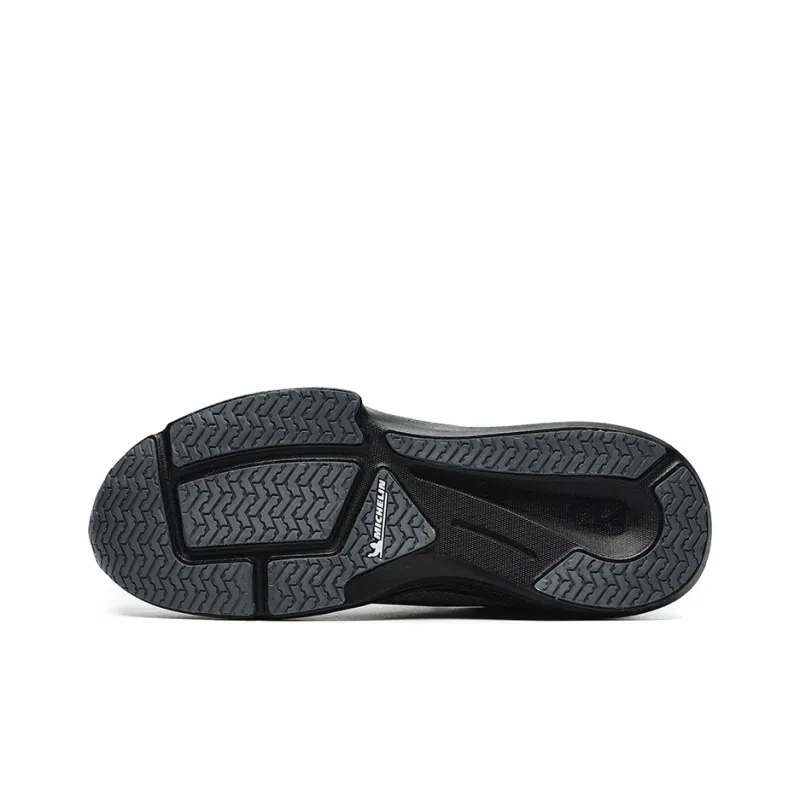 FILA Athletics Energy Cushioned Wear Resistant Lightweight Low Top Running Shoes Men's Black Gray-4