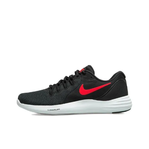 Nike Lunar Apparent Running Shoes Men Low-Top Black/Red