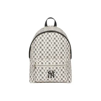 MLB New York Yankees Polyester Combo Bag Backpack Regular Unisex Black White