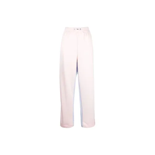 KHRISJOY Knitted Sweatpants Women's Light Pink