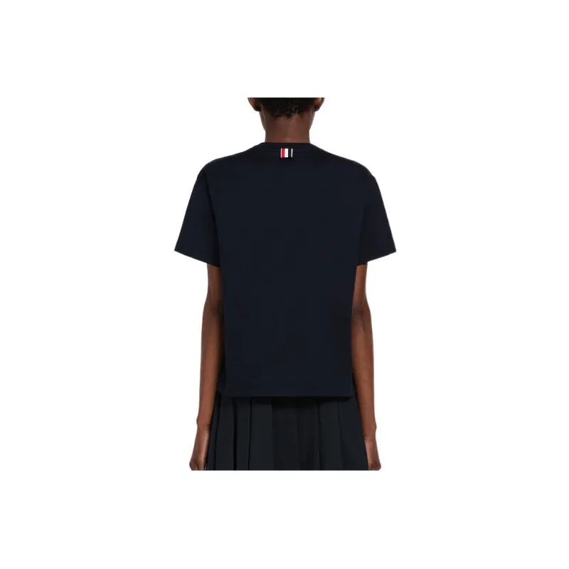 THOM BROWNE Rwb Logo Patch T-Shirt-2