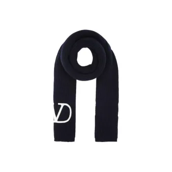 Valentino Logo Detailed Scarf