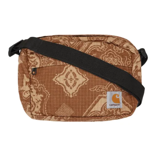 Carhartt WIP Cotton Crossbody Bag, Shoulder Bag Men's Brown