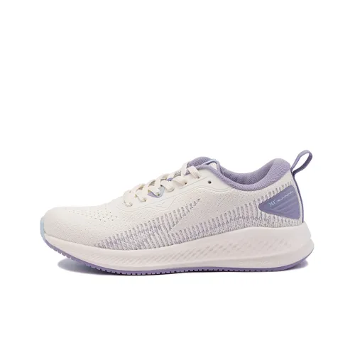 361° Running Shoes Women's Low-Top Feather White/Pink Purple Gray