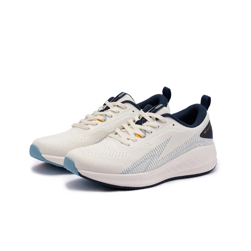 361° Slip Resistant, Abrasion Resistant, Breathable, Lightweight Low Top Running Shoes Men's White Blue-2