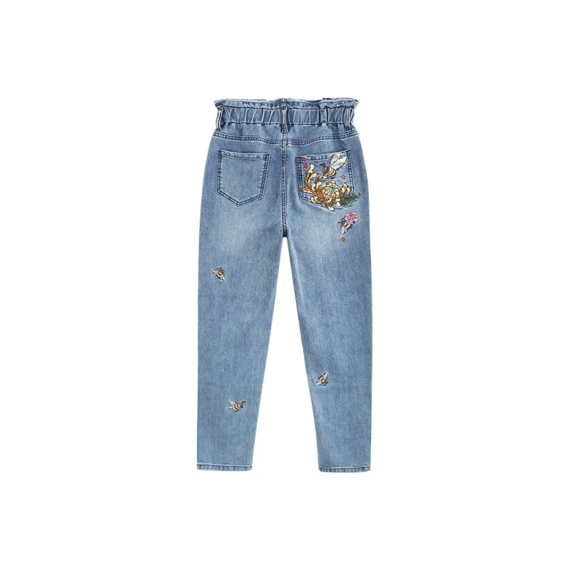 ONIARAI Slim Fit Pants Jeans Women's-3