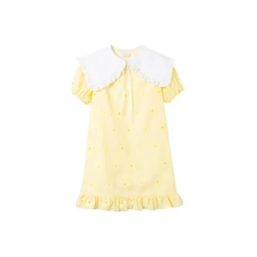 Susan Lazar X ITIB Short-Sleeved Dresses Women's Yellow