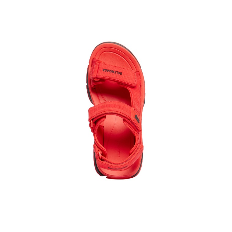 Balenciaga Tourist Sandal 'Red' - POIZON