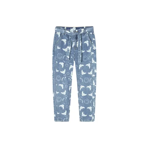 SMILEY Jeans Unisex Denim Blue