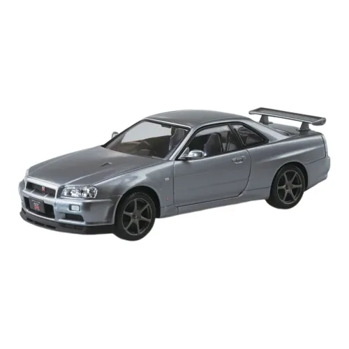 AOSHIMA Nissan R34 Skyline GT R Model Kits Silver