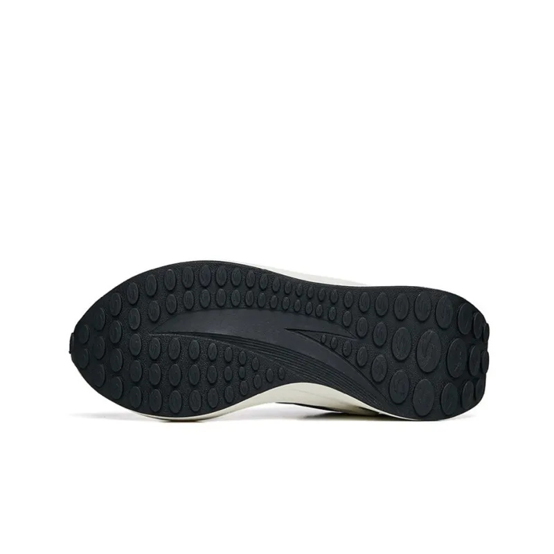 Anta Icing Cushioned Anti-Slip And Wear-Resistant Lightweight Low-Top Running Shoes Men's Gray White-4