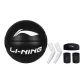 Basketball+White Arm Guard+Black Headband+Black Wrist Brace