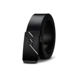 Black with Silver Buckle