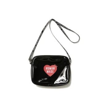 HUMAN MADE PVC Shoulder Bag Crossbody Bag Regular Unisex Black