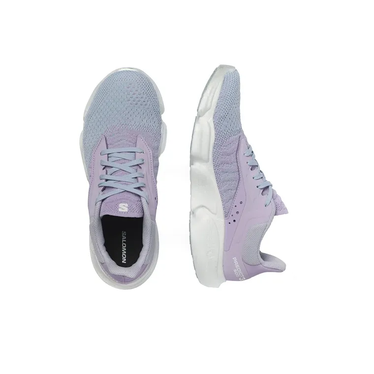 SALOMON Predict Soc 3 Cushioning Anti-Slip And Wear-Resistant Low-Top Running Shoes Women's Purple Blue White-3