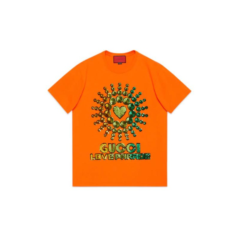 Gucci orange tee online