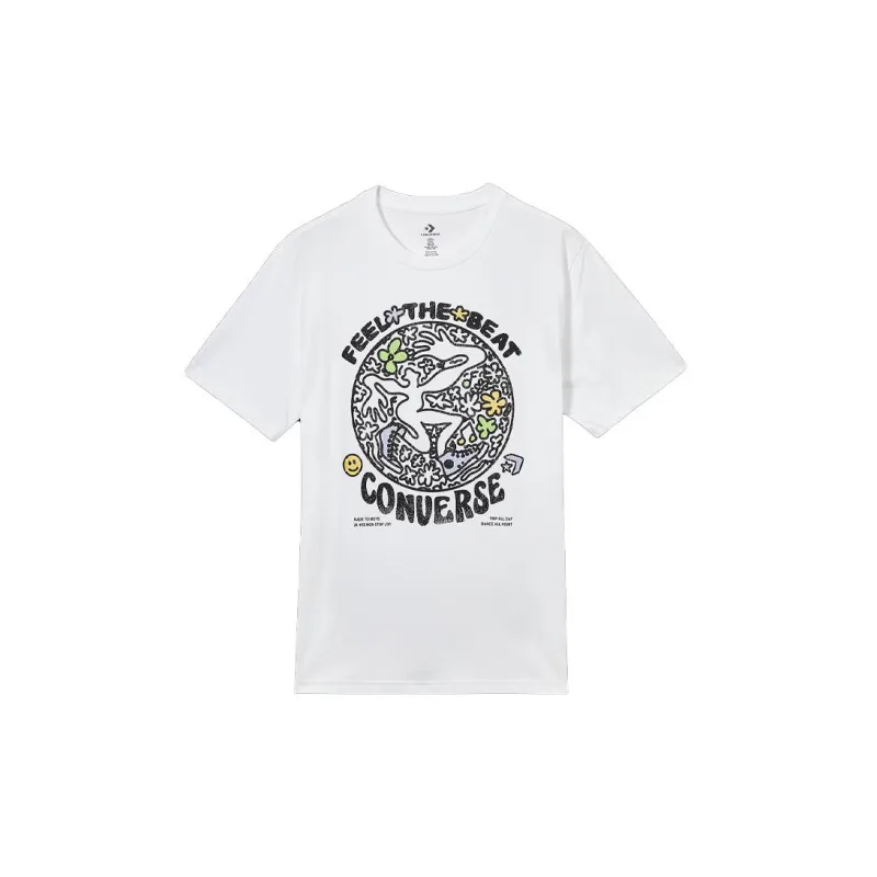Converse T Shirts Unisex White-0