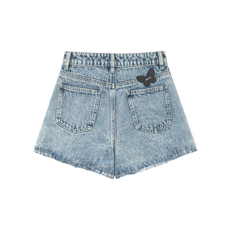 ITIB Denim Shorts Women's Blue-1