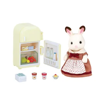 Sylvanian Families Chocolate Rabbit Mom Furniture Set Dolls Plush Doll