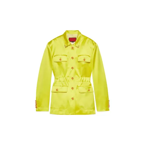 GUCCI Love Parade Collection Dsm Exclusive Jackets Women's Lemon