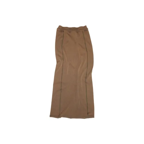 Acne Studios Casual Long Skirts Women's Brown