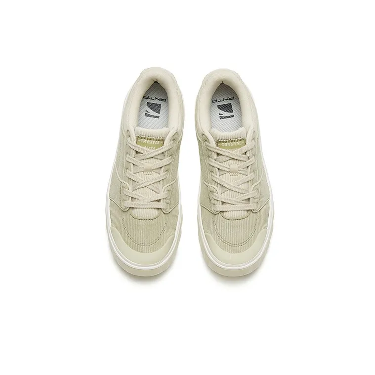 Anta Low-Top Skateboard Shoes Women's Yellow-2