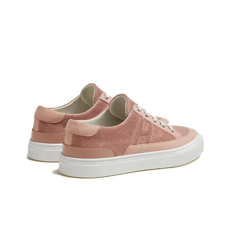 HERMES Deep Low Top Stylish Skateboarding Shoes Women's Pink-4