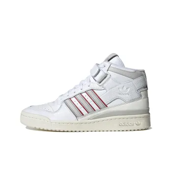 adidas originals Forum Mid White Grey Red