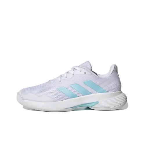 Adidas CourtJam Control Tennis Shoes Women's Low-Top White/Blue