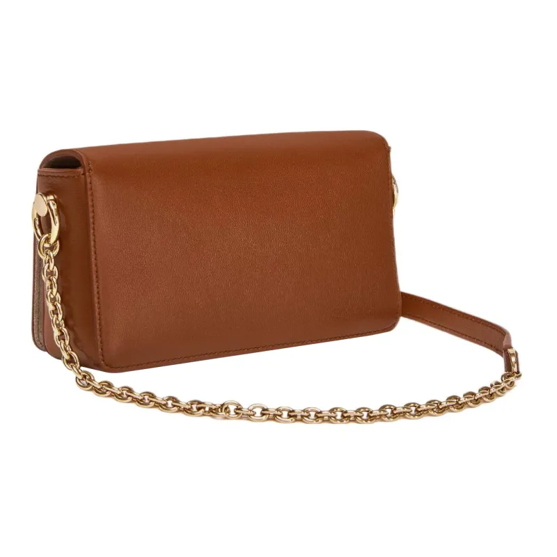 Furla My Joy Taita Calfskin Small Square Bag Shoulder Bag Crossbody Bag Mini Women's Brown-2