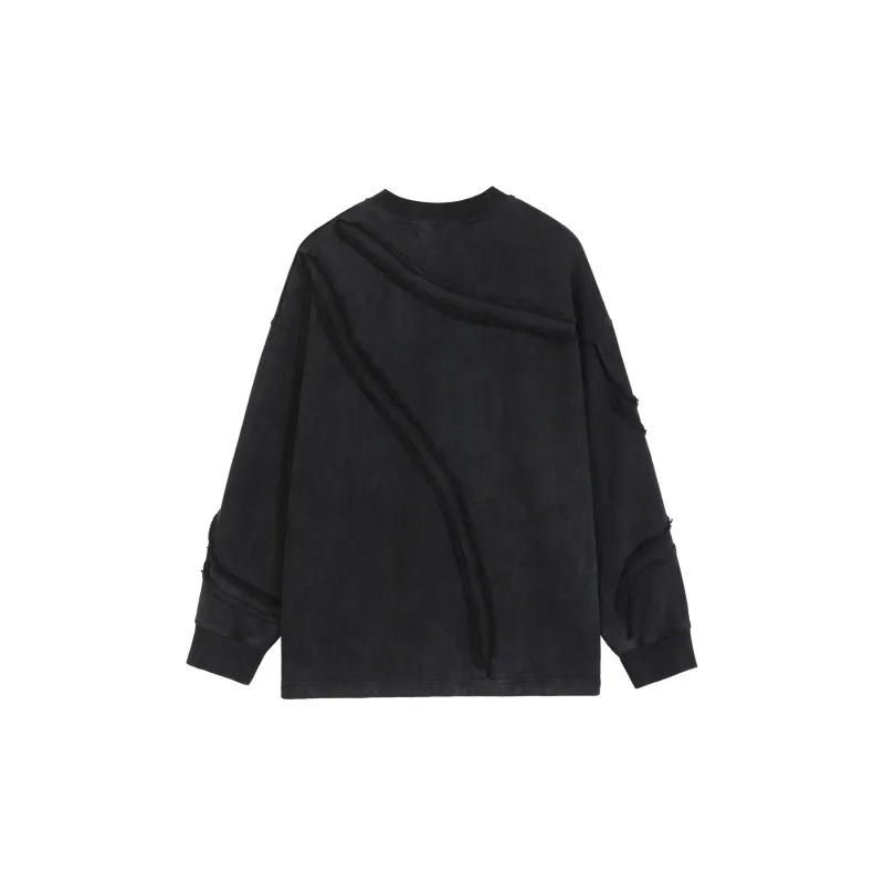 R69 Crew Neck Loose Fit Sweatshirt Unisex-4
