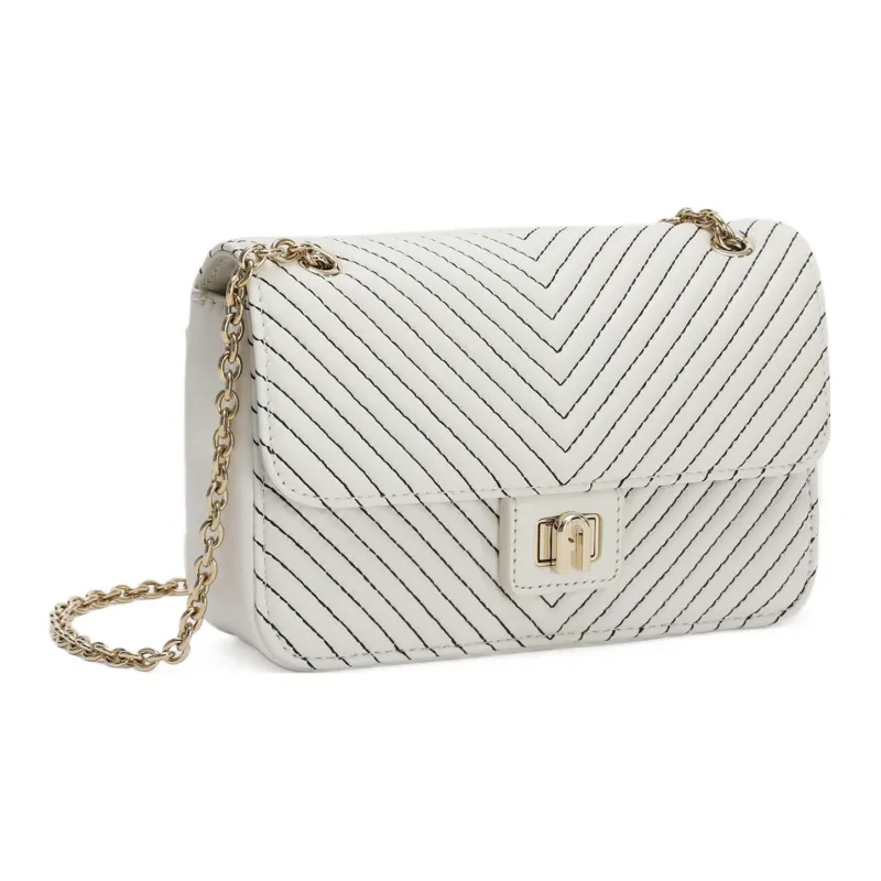 Furla Pop Star Nappa Lambskin Shoulder Bag, Crossbody Bag Small Size Women's Light Green-1