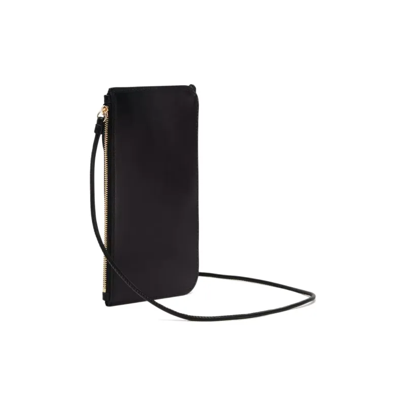 Furla Babylon Sorrento Calfskin With Suede Shoulder Bag Crossbody Bag Mini Women's Black-2