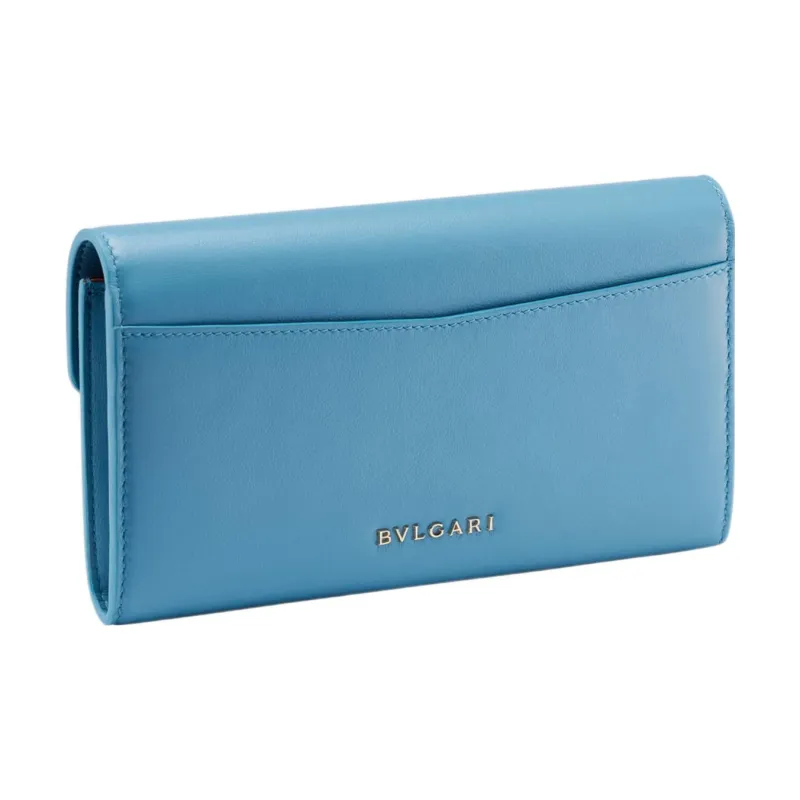 BVLGARI Serpenti Forever Calfskin Card Clip Wallets Women's-1