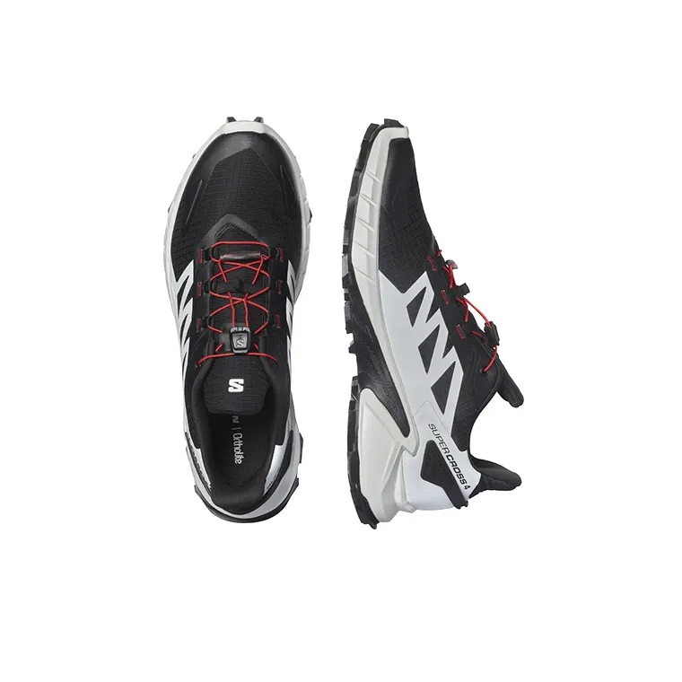 SALOMON Supercross 4 Low Top Hiking Trekking Shoes Men's White Black-3