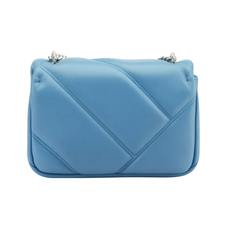 BVLGARI Serpenti Cabochon Calfskin Shoulder Bag Crossbody Bag Mini Women's Blue-2