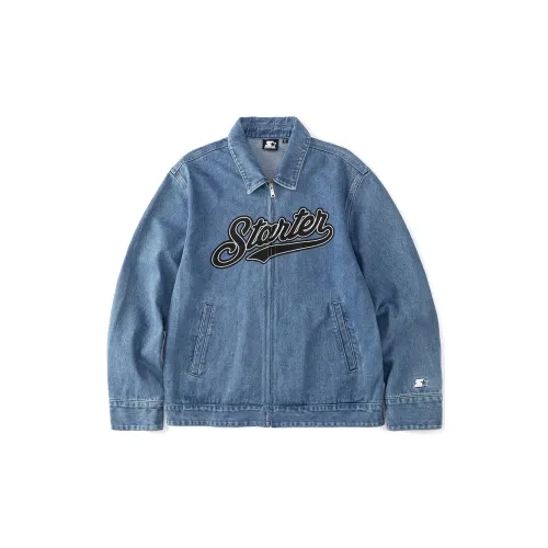 STARTER Denim Jackets Unisex Denim Blue