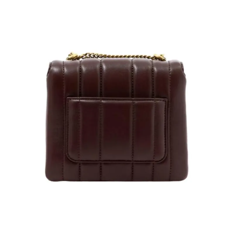 TORY BURCH Leather Shoulder Bag Crossbody Bag Women's Brown-4