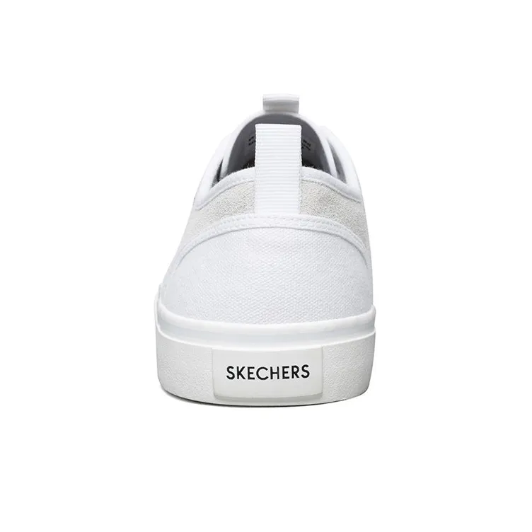 Skechers V'lites Skateboard Shoes Men Low-Top White-3