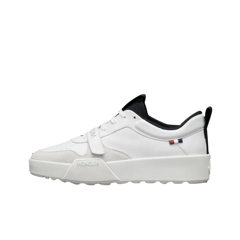 Moncler Promy Low Top Stylish Skateboarding Shoes Men's White-0