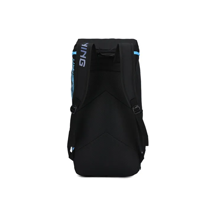 LiNing Fabric Badminton Backpack Unisex Black Blue-2