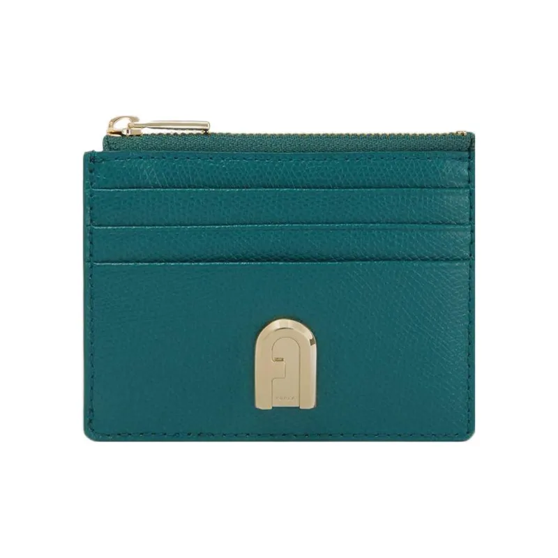 Furla 1927 Collection Textured Leather Coin Purses Card Holders Small Size Women's Jasper-0