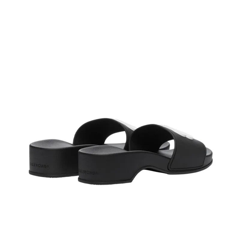 Balenciaga Bb Wedge Slides Women's-3