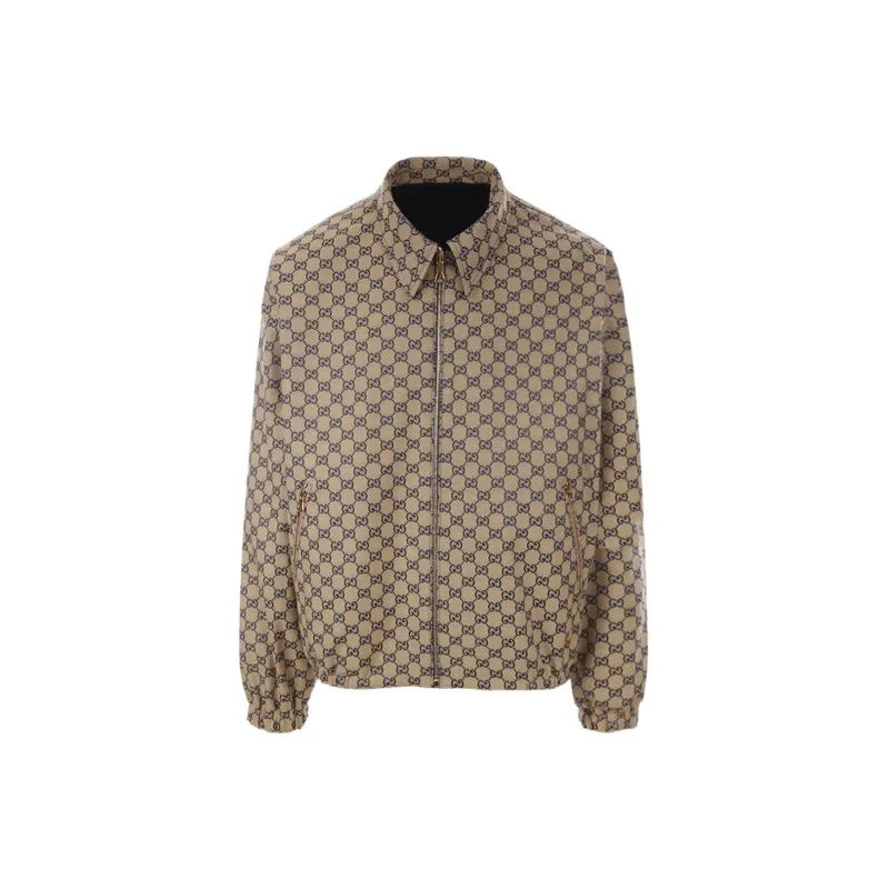 GUCCI All Over Gg Harrington Reversable Jacket-3